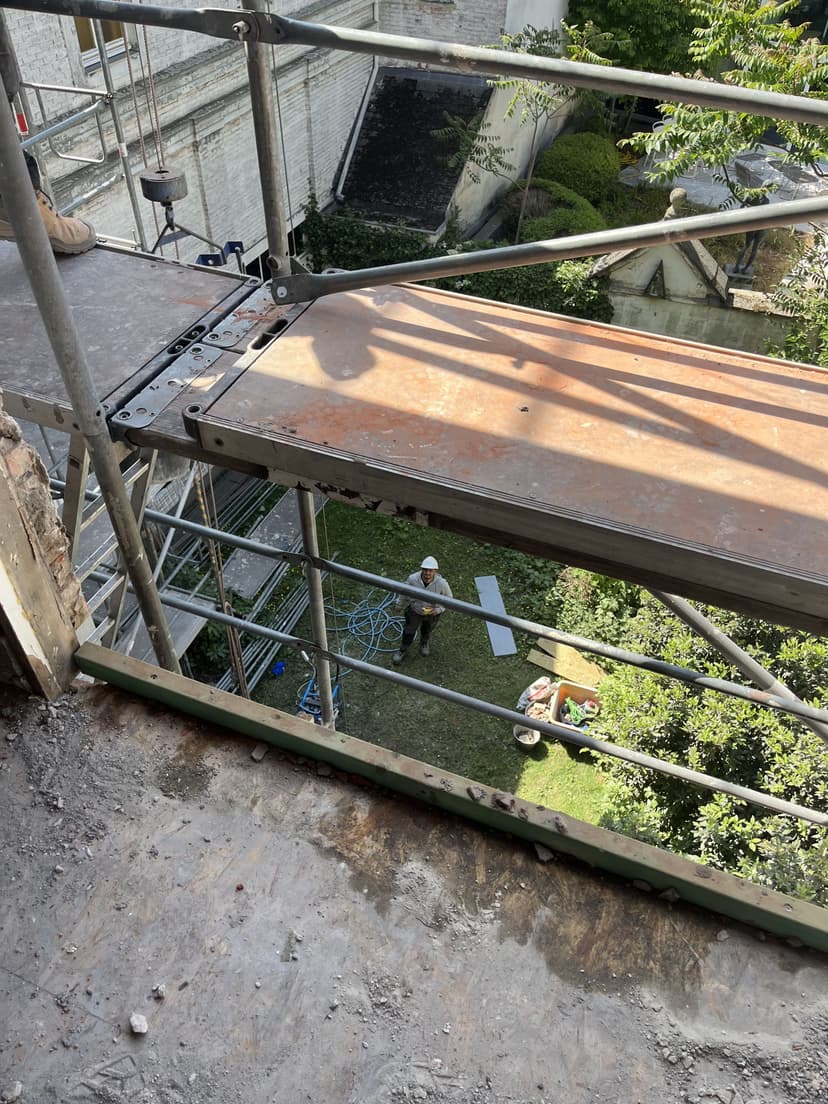 Outside view from the upstairs part of the building
